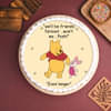 Pooh Friendship Day Photo Cake